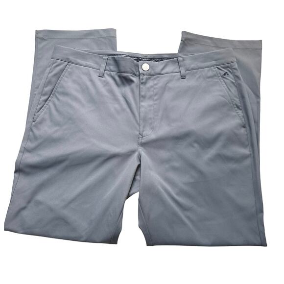 Men’s Gray Bonobos Highland Straight Leg Golf Pant Size 36x30 - Picture 1 of 6